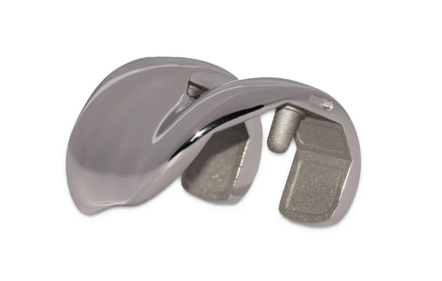 Shiny knee implant