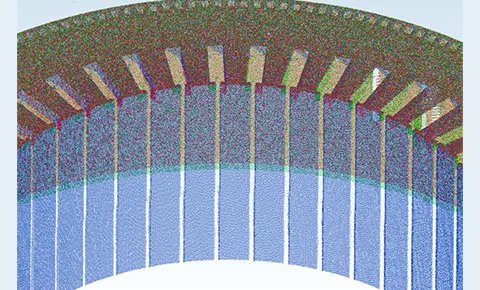 Stator point cloud