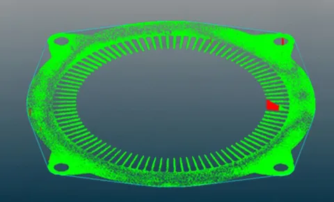 Bent stator detection