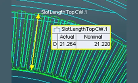 Stator slots