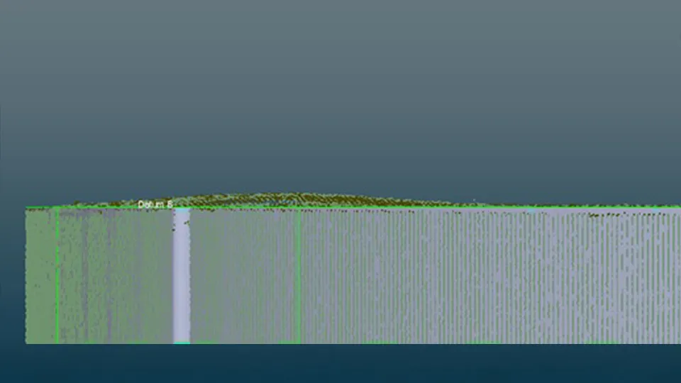 Stator dent detection