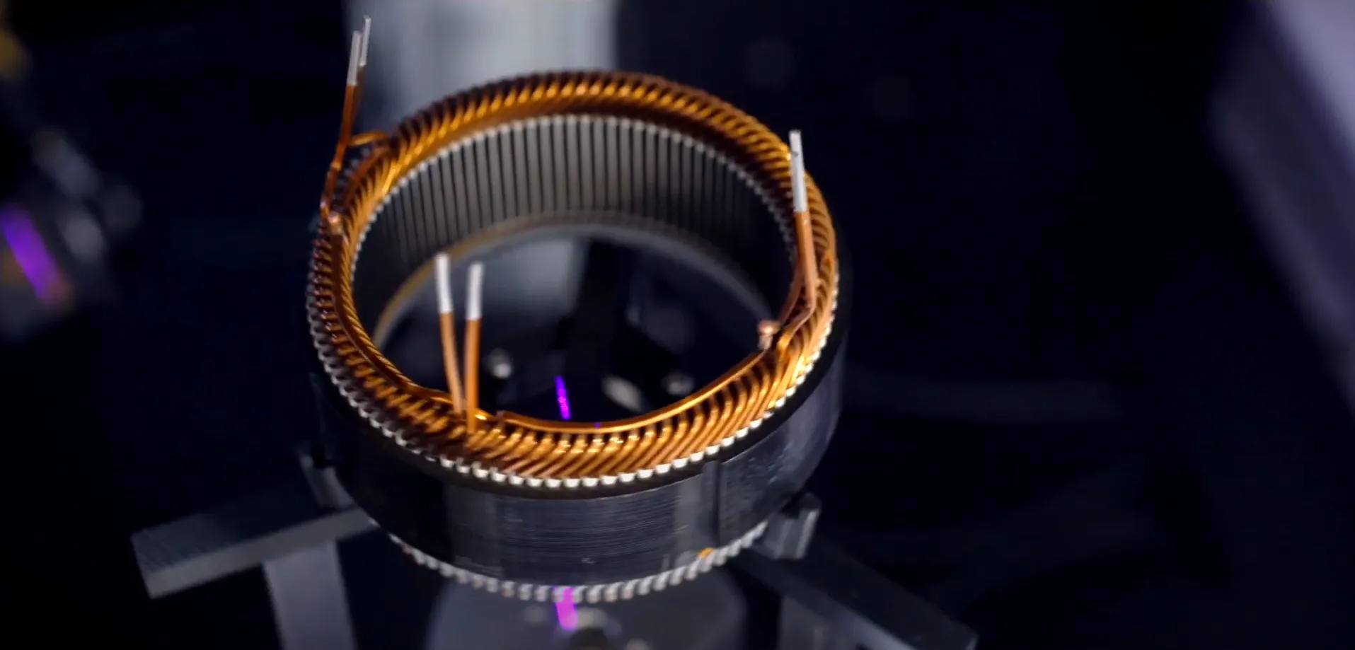 Scanned stator