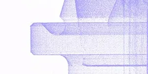 3D point cloud of gear ring